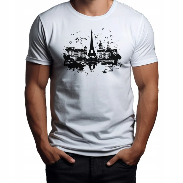 Koszulka T-shirt "Paris" Bawełna