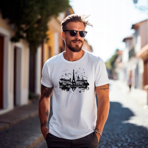 Koszulka T-shirt "Paris" Bawełna