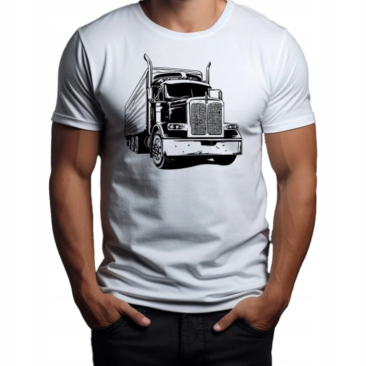 Koszulka T-Shirt ''Ciężarówka'' Bawełna