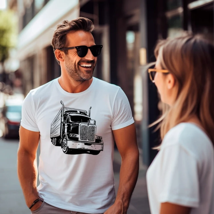 Koszulka T-Shirt ''Ciężarówka'' Bawełna