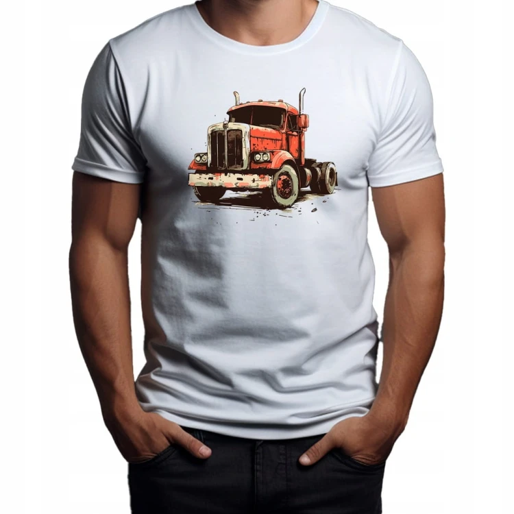 Koszulka T-Shirt ''The Truck'' Bawełna