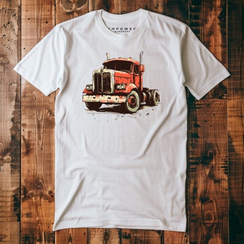Koszulka T-Shirt ''The Truck'' Bawełna