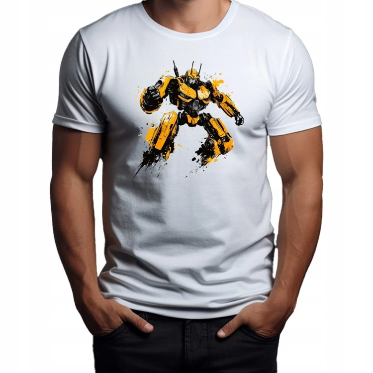 Koszulka T-Shirt ''Bumblebee z Filmu Transformers'' Bawełna