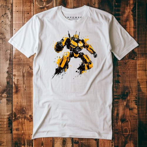 Koszulka T-Shirt ''Bumblebee z Filmu Transformers'' Bawełna