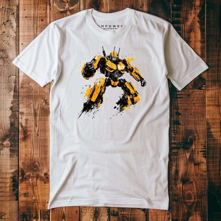 Koszulka T-Shirt ''Bumblebee z Filmu Transformers'' Bawełna