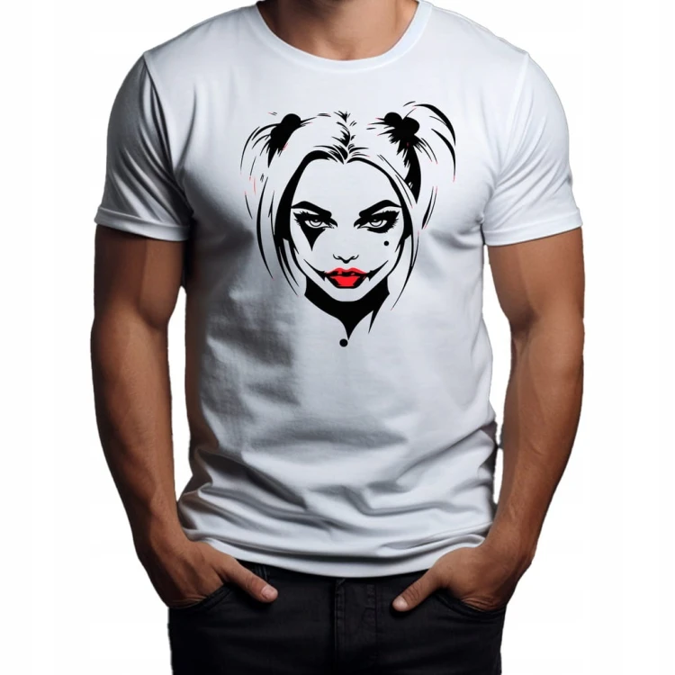 Nowoczesna Koszulka T-Shirt ''Harley Quinn'' Bawełna