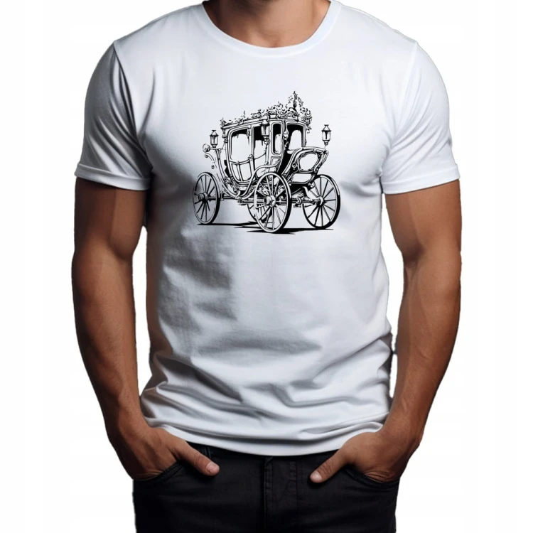 Koszulka T-shirt "KARETA" Bawełna