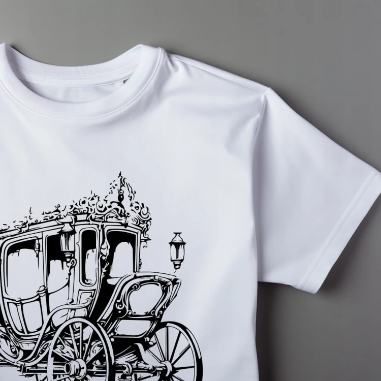 Koszulka T-shirt "KARETA" Bawełna