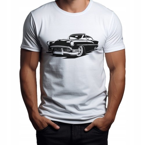 Koszulka T-shirt "OLD CAR" Bawełna