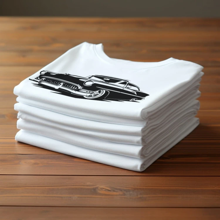 Koszulka T-shirt "OLD CAR" Bawełna