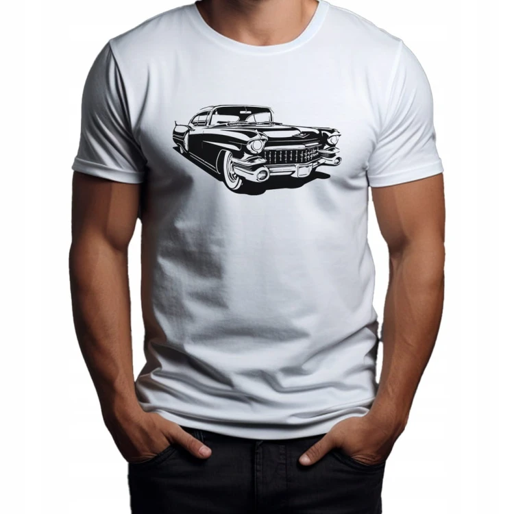 Koszulka T-shirt "Cadillac DeVille" Bawełna