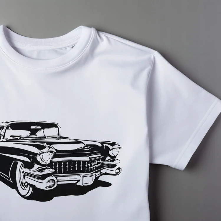 Koszulka T-shirt "Cadillac DeVille" Bawełna