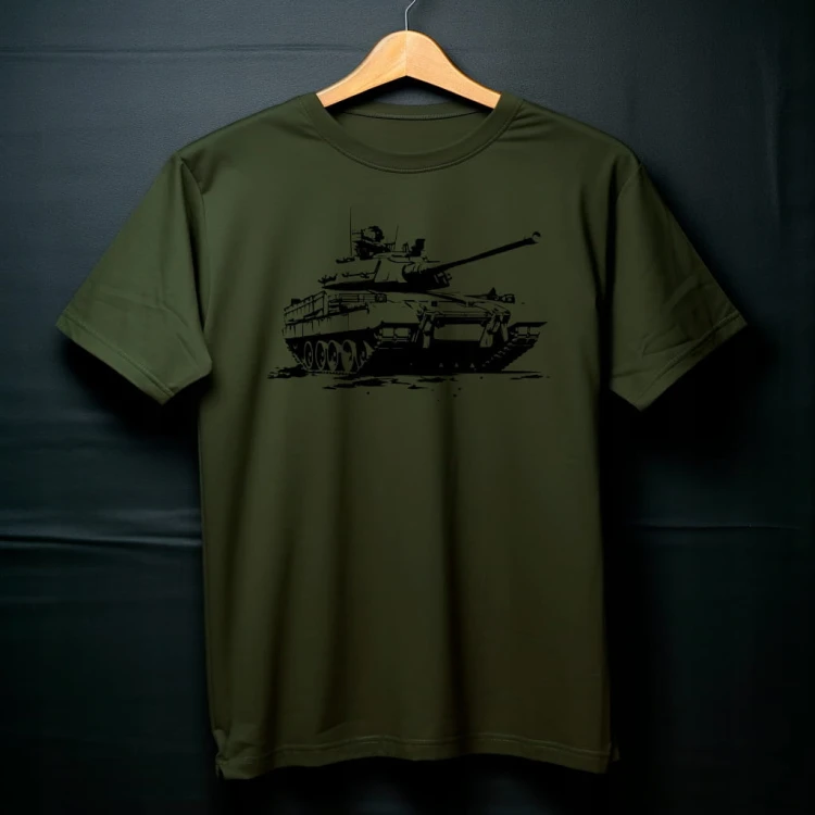 Koszulka T-shirt "M1A2C Abrams" Bawełna