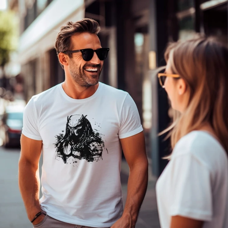 Koszulka T-Shirt ''Predator'' Bawełna