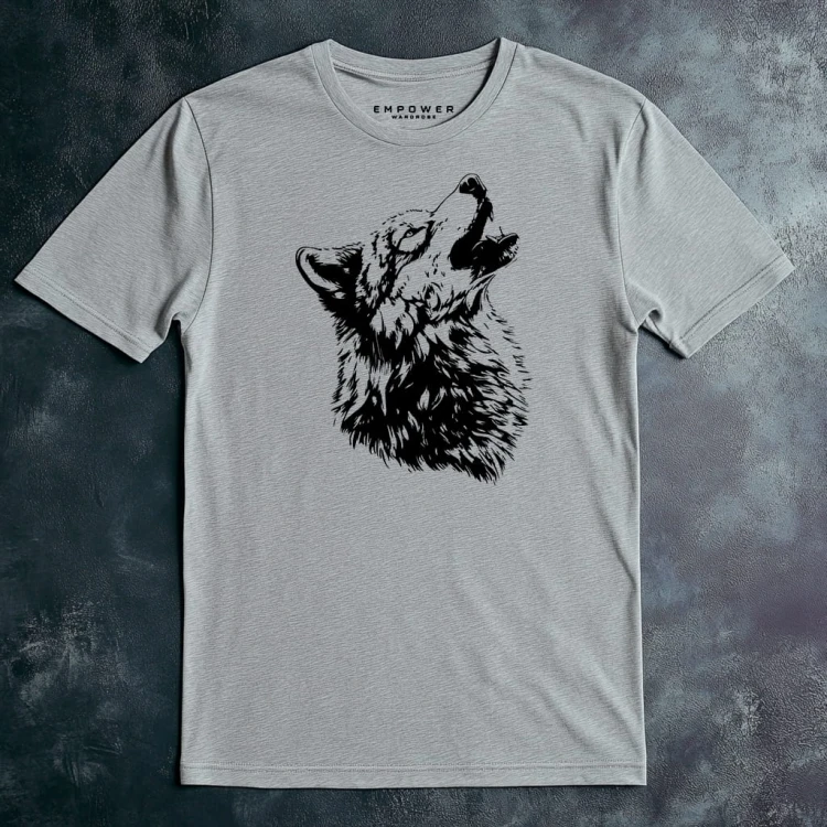 Koszulka T-shirt "Wolf" Bawełna