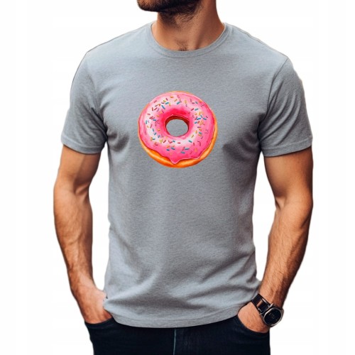 Nowoczesna Koszulka T-shirt "Pączek" Bawełna
