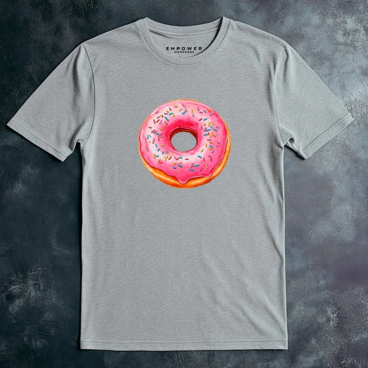 Nowoczesna Koszulka T-shirt "Pączek" Bawełna