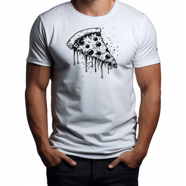 Koszulka T-shirt "Pizza" Bawełna