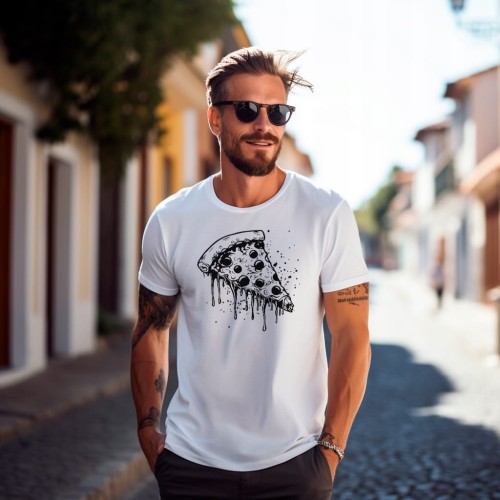 Koszulka T-shirt "Pizza" Bawełna
