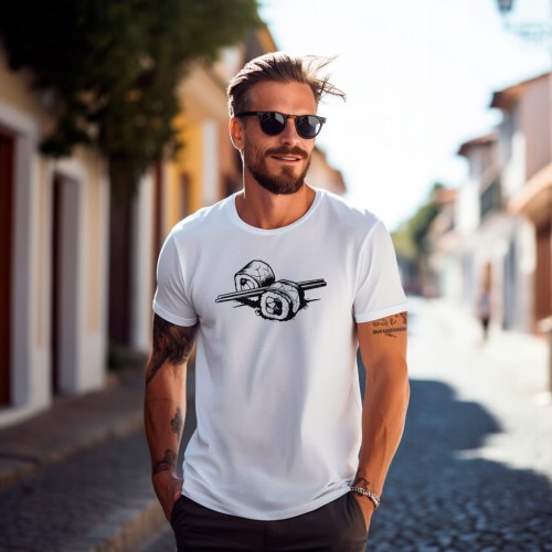 Koszulka T-shirt "Sushi" Bawełna