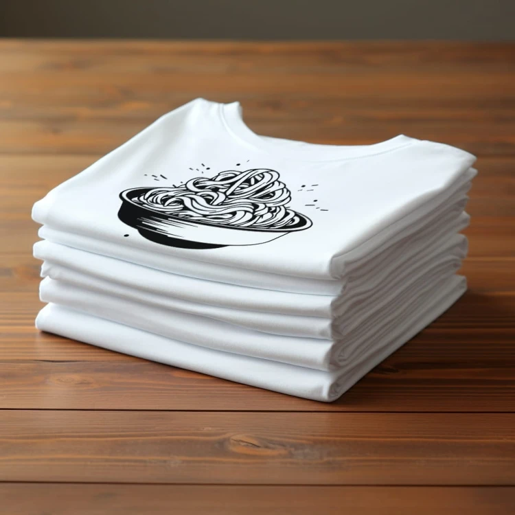 Koszulka T-shirt "Włoski Makaron" Bawełna