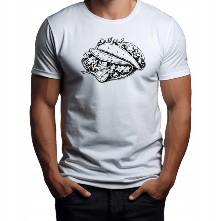 Koszulka T-shirt "TACOS" Bawełna