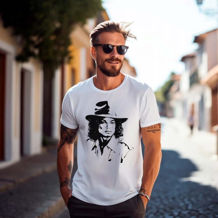Koszulka T-shirt "Michael Jackson" Bawełna