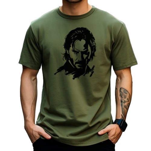 Koszulka T-shirt "Keanu Reeves" Bawełna