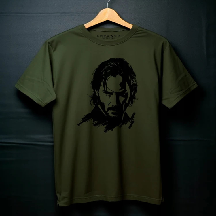 Koszulka T-shirt "Keanu Reeves" Bawełna