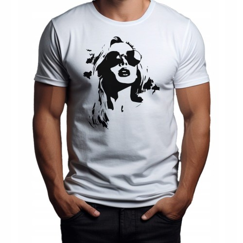 Koszulka T-shirt "Lady Gaga" Bawełna