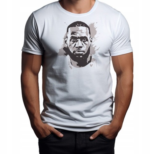 Koszulka T-shirt "LeBron James" Bawełna