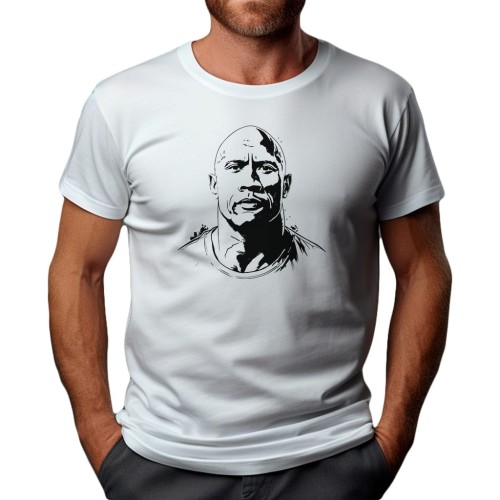 Koszulka T-shirt "Dwayne ''The Rock'' Johnson" Bawełna
