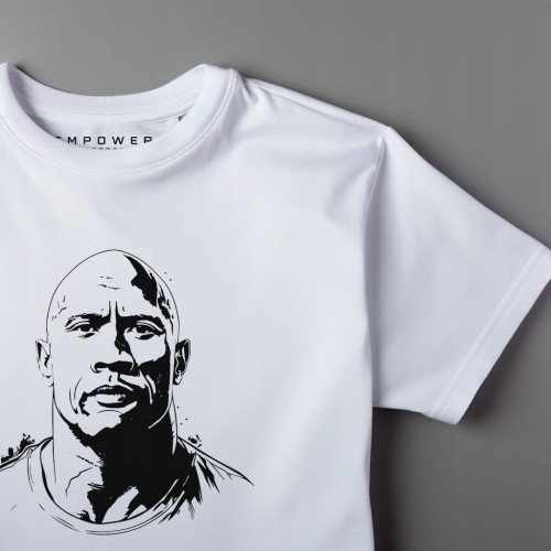 Koszulka T-shirt "Dwayne ''The Rock'' Johnson" Bawełna