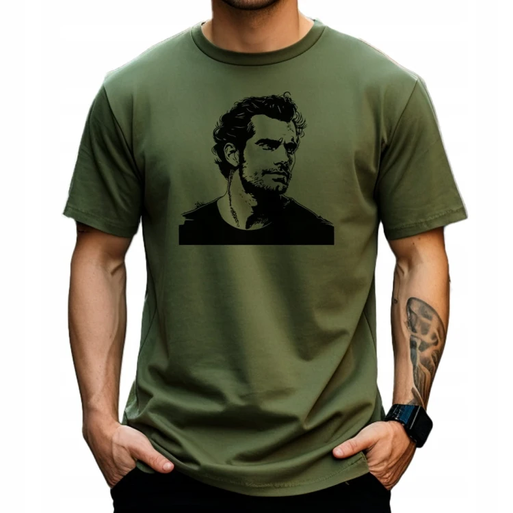 Koszulka T-shirt "Henry Cavill" Bawełna