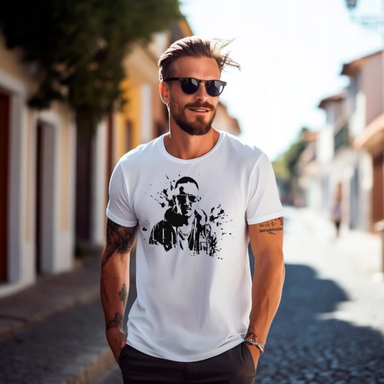 Koszulka T-shirt "Chester Bennington" Bawełna