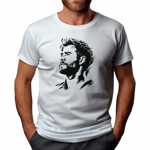 Koszulka T-shirt "Chris Hemsworth" Bawełna