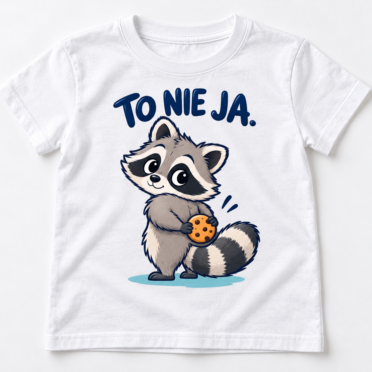 Koszulka dziecięca TO NIE JA biała prezent - obrazek 3