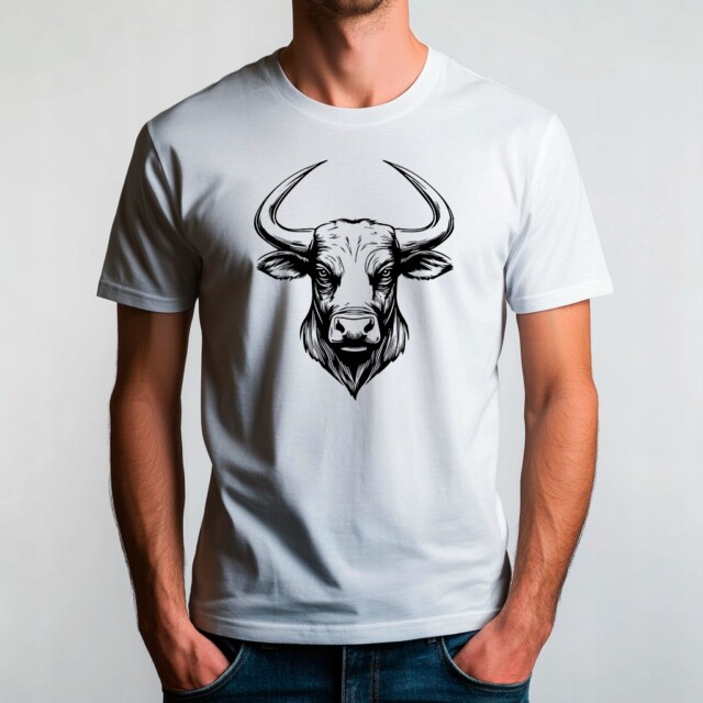 Koszulka unisex z nadrukiem Moc Byka