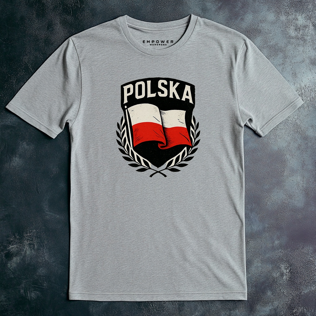 Koszulka unisex z nadrukiem Polska - obrazek 3