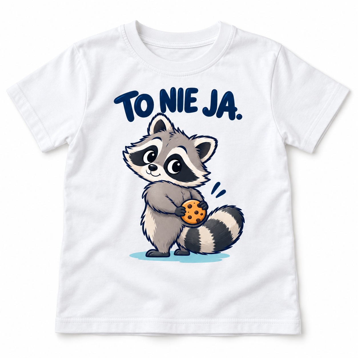 Koszulka dziecięca TO NIE JA biała prezent