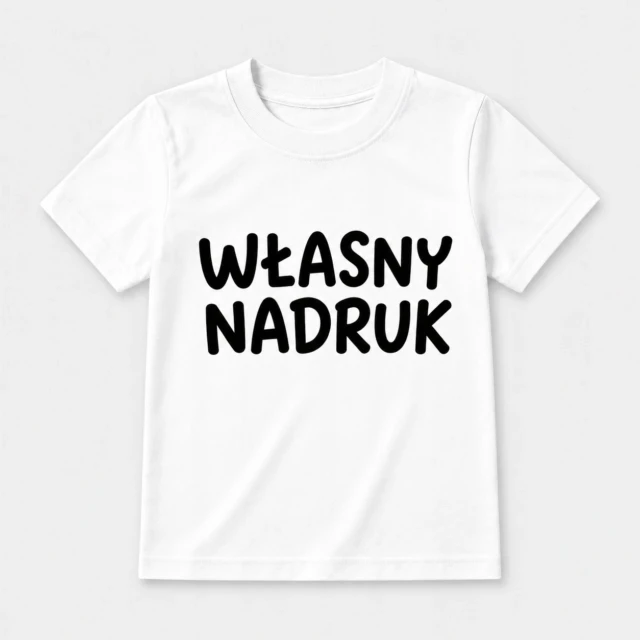 Koszulka dziecięca z własnym nadrukiem imię napis grafika