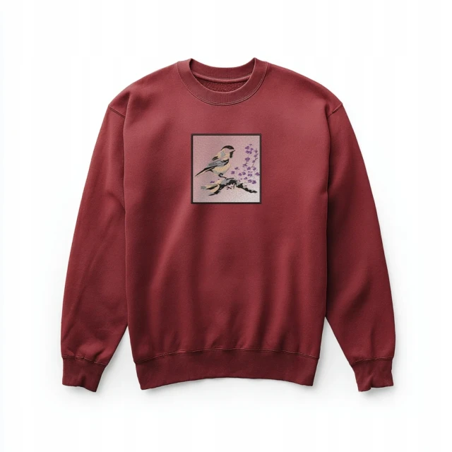 Bluza z haftem Wiosenne ptaki
