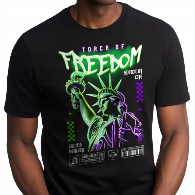 Koszulka TORCH OF FREEDOM - Statue of Liberty