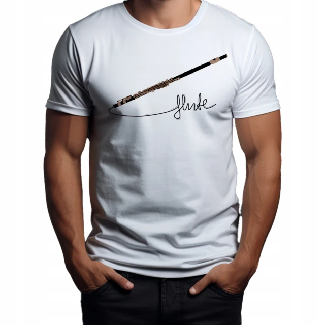Koszulka unisex z nadrukiem Flute