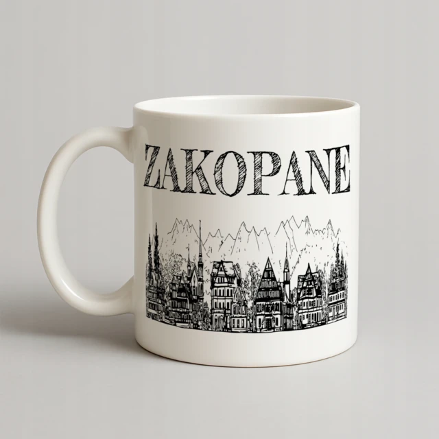 Kubek Zakopane panorama - prezent dla mieszkańca i turysty z Zakopanego