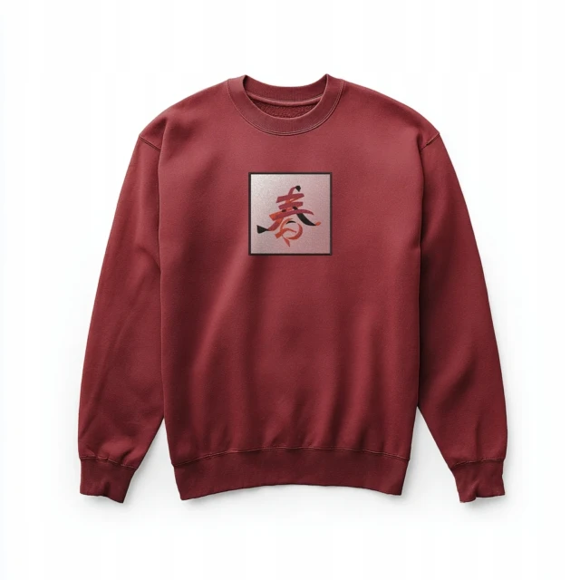 Bluza z haftem Kanji Wiosna