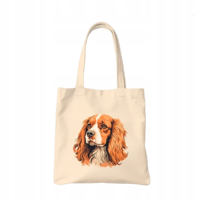 TORBA shopper "Cavalier King Charles Spaniel" Bawełniana