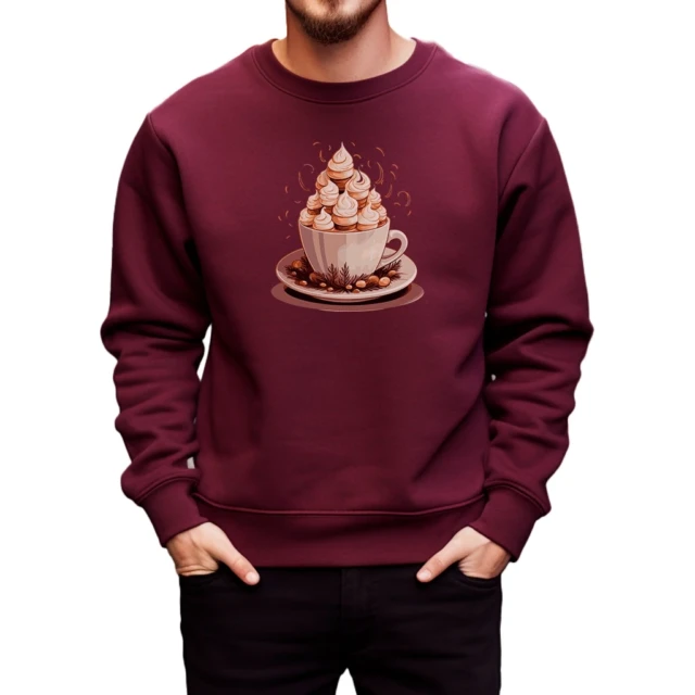 Bluza z nadrukiem Kakao z Piankami