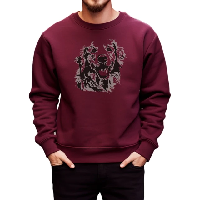 Bluza z nadrukiem Golden Retriever