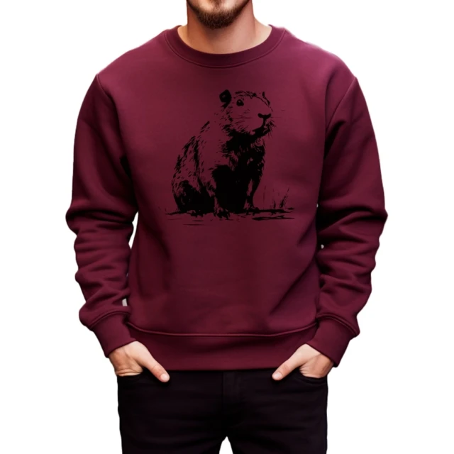 Bluza z nadrukiem Kapibara